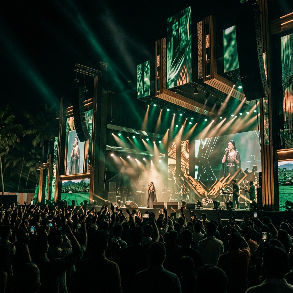 Luxury live concert and stage production by Big Daddy Events
